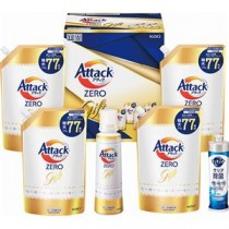花王 アタックZEROギフト アタックZERO詰替用(770g)×4、アタックZERO(580g)・キュキュットクリア除菌(240ml)×各1 B1139524