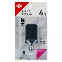 【5セット】 レック 強力マグネットフック 大 ブラック MMT62556X5