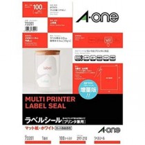 OAラベルA4ノーカット 100シート 73201