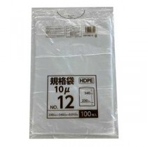 【まとめ】 ポリ袋規格タイプ 12号 HDPE CFKT-HD-12 【×10セット】