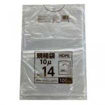 【まとめ】 ポリ袋規格タイプ 14号 HDPE CFKT-HD-14 【×5セット】