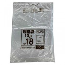 【まとめ】 ポリ袋規格タイプ 18号 HDPE CFKT-HD-18 【×3セット】