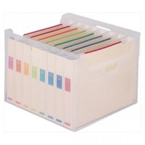 ナカバヤシ なげこみBOX 半透明 8分類 フボI-F7