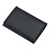 レイメイ藤井 メモホルダー付名刺入（革製）ブラック GLN1055B