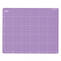 （まとめ） クツワ 学校工作マット（パープル） ST132PU 【×5セット】