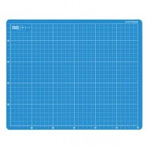 （まとめ） クツワ 学校工作マット（ブルー） ST132BL 【×5セット】
