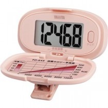 （まとめ） タニタ 歩数計 ピンク PD-645-PK 【×2セット】