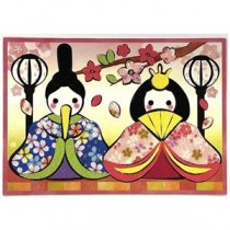 パナミ 季節のかんたん貼り絵 ひなまつり