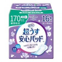 リブドゥコーポレーション リフレ超うす安心パッド170cc16枚24P