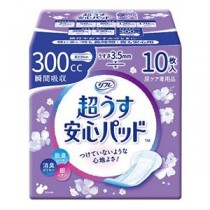 （まとめ）リブドゥコーポレーション リフレ超うす安心パッド300cc10枚1P（×2セット）