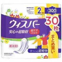 P&G ウィスパー安心の超吸収 300cc 30枚