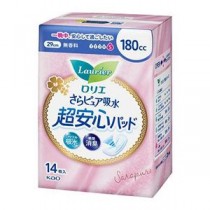 （まとめ）花王 ロリエさらピュア吸水超安心パッド180cc14枚（×2セット）