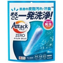 （まとめ）花王 アタックZEROパーフェクトスティック 16本（×5セット）