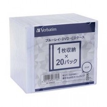 Verbatim BD・DVD・CDケース 5mm厚 20枚*10 CPSSC20