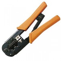 サンワサプライ かしめ工具(ラチェット付き) HT-568R