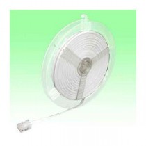 ミヨシ リール付カテゴリー6aフラットLANケーブル 20m ホワイト TWF-620A/WH TWF-620A WH