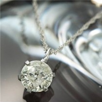 純プラチナ ダイヤ0.5ct ペンダント/ネックレス