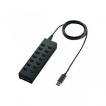 ELECOM（エレコム） 16ポートセルフパワーUSBハブ U2H-Z16SBK