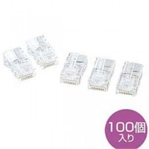 サンワサプライ RJ-45コネクタ（より線用） ADT-RJ45-100