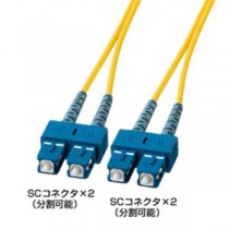 サンワサプライ 光ファイバケーブル HKB-SCSC1-01L