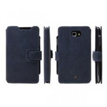 AEJEX イタリア製高級レザー使用GALAXY Note用ケース ブルー AS-AJD5-BL