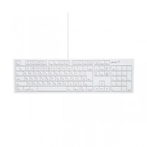 バッファロー（サプライ） BUFFALO フルキーボード USB接続 パンタグラフ Macモデル ホワイト BSKBM01WH