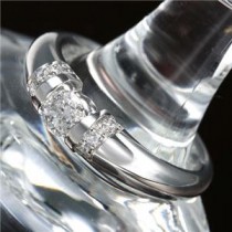 プラチナPt900 ／0.28ctダイヤリング 指輪 9号