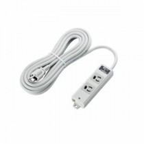 ELECOM（エレコム） EU RoHs指令準拠 雷ガード二重構造工事用タップ T-WRMK3250LG／RS