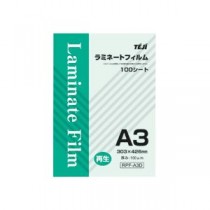 テージー 再生ラミネートフィルム A3 100μ RPF-A3D 1パック(100枚)