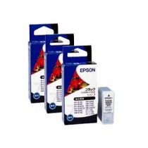 （まとめ）エプソン（EPSON） MJ-830用インクカートリッジ（ブラック） 3個入