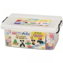 Artecブロック/カラーブロック 【ドリームセット ベーシック】 578pcs プラケース入り ABS製