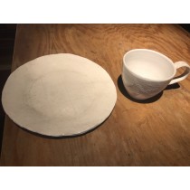 益子焼 お皿マグカップセット
