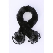 レッキスニッティングマフラー　BLACK