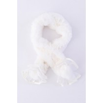 レッキスニッティングマフラー　WHITE