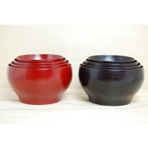 四つ椀応量器（越前漆器）