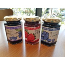 栃木県産ジャム3個セット(イチゴ、ブルーベリー、ハスカップ)