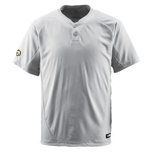 デサント（DESCENTE） ベースボールシャツ（2ボタン） （野球） DB201 シルバー XO