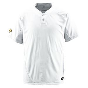 デサント（DESCENTE） ベースボールシャツ（2ボタン） （野球） DB201 Sホワイト M