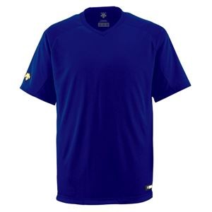 デサント（DESCENTE） ジュニアベースボールシャツ（Vネック） （野球） JDB202 ロイヤル 150