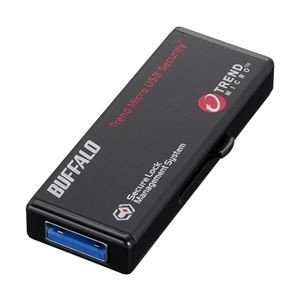 バッファロー 暗号化機能 管理ツール USB3.0 セキュリティーUSBメモリー ウイルスチェック 3年4GB RUF3-HS4GTV3