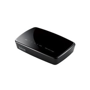 エレコム　11n対応無線LAN中継器　WRC-300FEBK-R