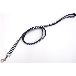 岡野製作所 ストライプリード #15 ネイビーホワイト【ペット用品】【リード】