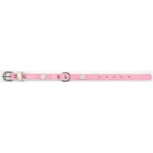 岡野製作所 レザーチャーム スター #18 ピンク【ペット用品】【首輪】