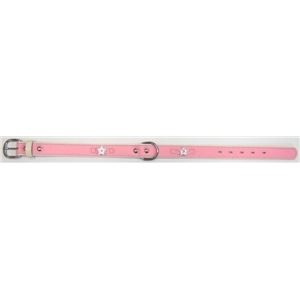岡野製作所 レザーチャーム スター #24 ピンク【ペット用品】【首輪】