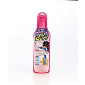 ドギーマンハヤシ ペットドリンク M ピンク【ペット用品】【代引不可】