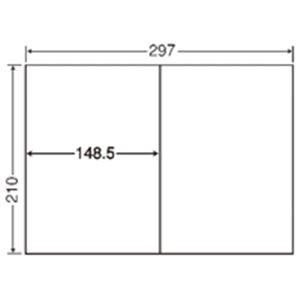 東洋印刷 ナナ コピー用ラベル C2i A4／2面 500枚