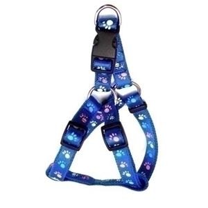 岡野製作所 蓄光フットハーネス #10 ブルー 【リード】 【ペット用品】