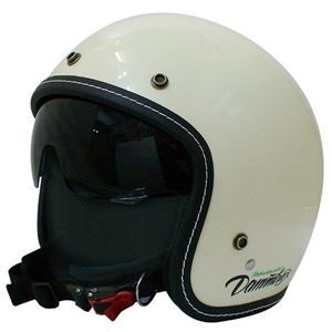 ダムトラックス（DAMMTRAX） ジェットヘルメット PATRIOT PEARL アイボリー MEN'S FREE（57CM～60CM未満）