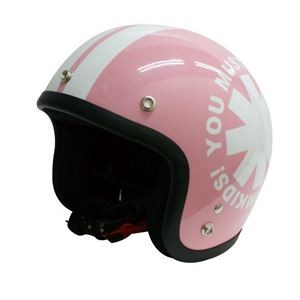 ダムトラックス（DAMMTRAX） Jrサイズヘルメット ポポウィール ピンク （54cm～57cm未満）