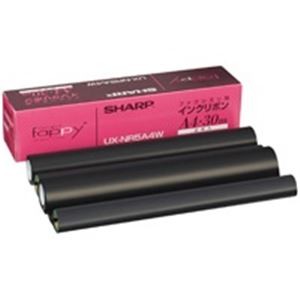 （まとめ）シャープ SHARP 普通紙FAXリボン UX-NR5A4W 2本 【×7セット】